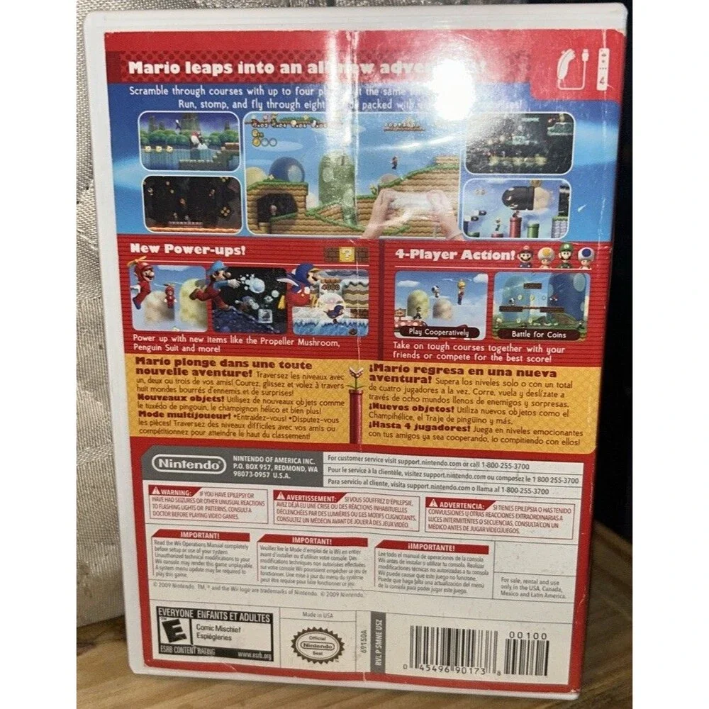 New Super Mario Bros. Wii (Wii) (CIB)